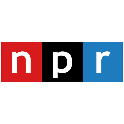 National Public Radio (npr) logo displayed on smartphone