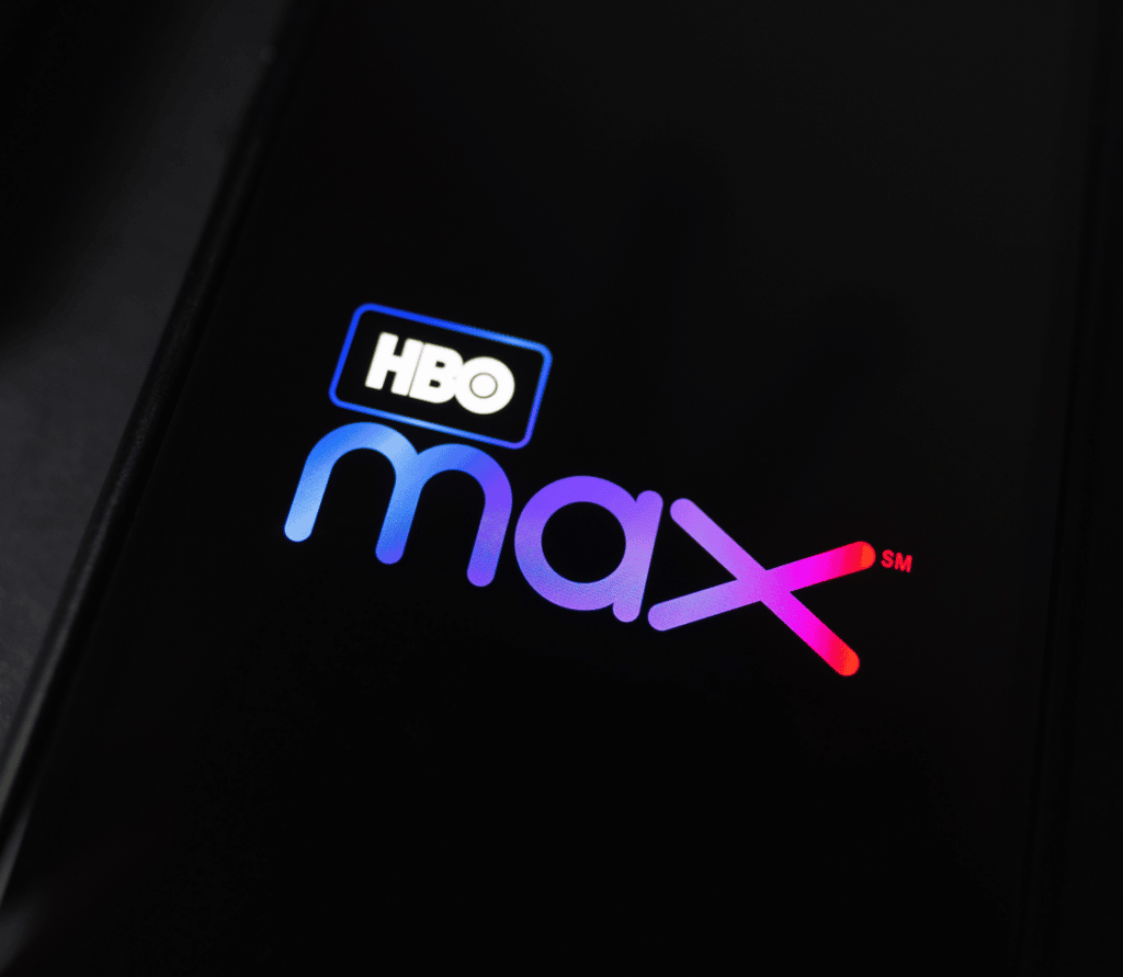 HBO Max logo displayed on smartphone