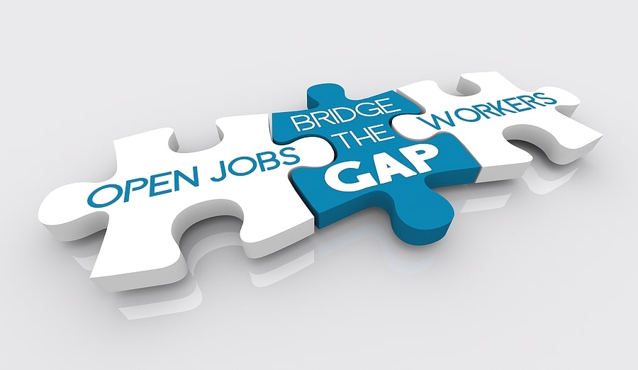 Open Jobs Positions Puzzle Pieces Fill Worker Employee Shortage Solution 3d Illustration