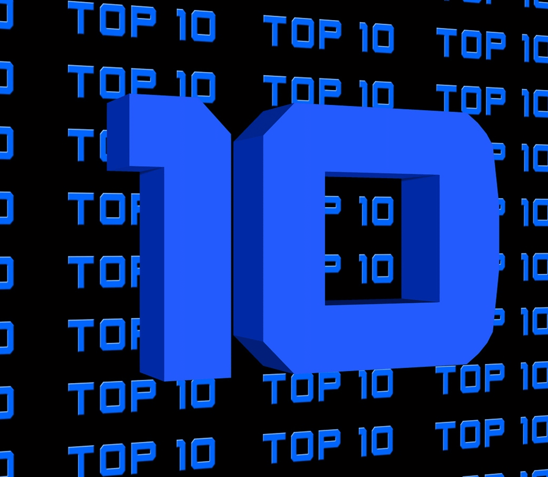 Illustration of the number 10 representing the top 10 subscription stories of 2021