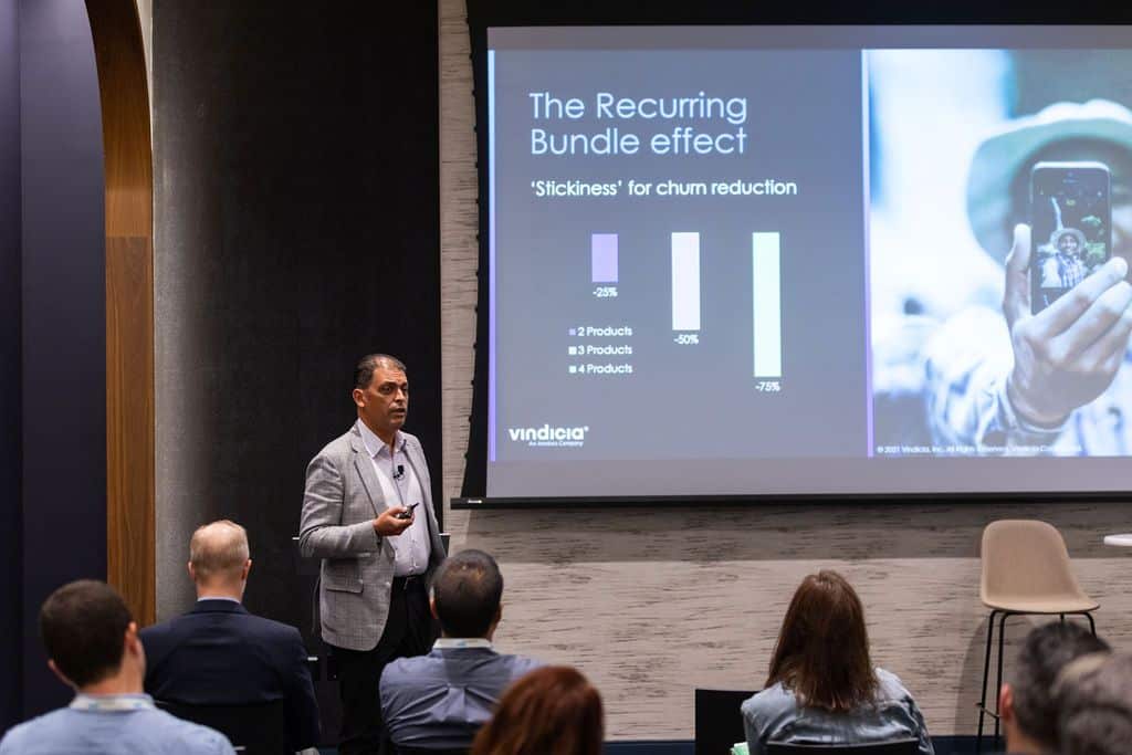 Jesus Luzardo of Vindicia talks about the recurring bundle effect at Subscription Show 2021.