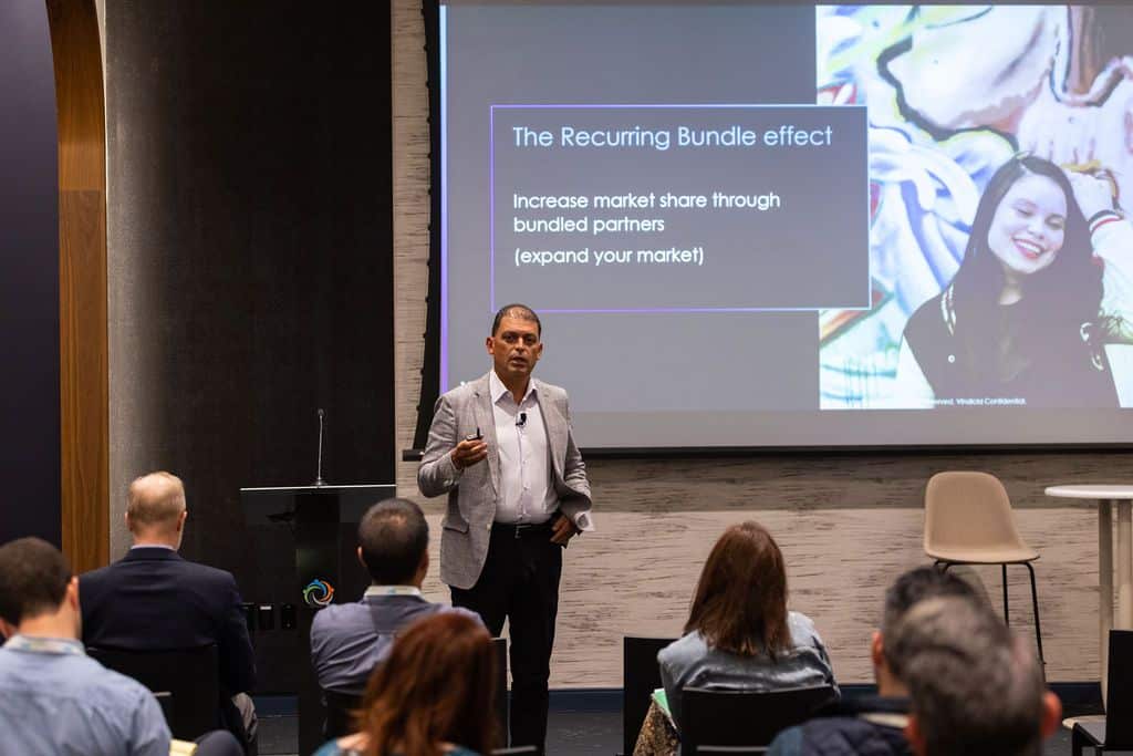 Jesus Luzardo of Vindicia talks about the recurring bundle effect at Subscription Show 2021.