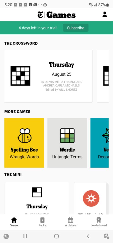 Wordle Is Joining The New York Times Games