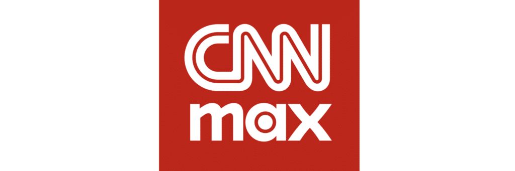 CNN Max logo - white text on red background